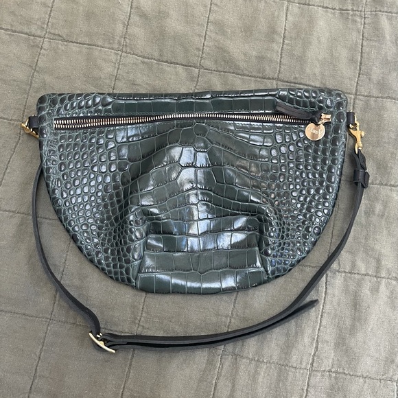 Clare V Handbags - Never Used Clare V Green Alligator Like Belt Bag!